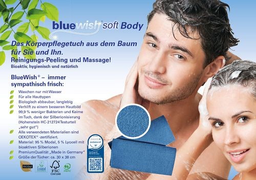 BlueWish® Soft Body Körperpflegetuch
