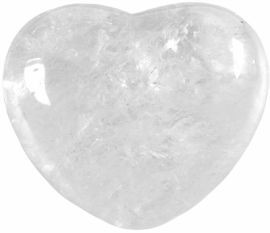Bergkristall Herz klein, 4 x 4,5 cm, 1 St.