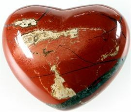 Jaspis rot Herz klein, 4 x 4,5 cm,1 St.