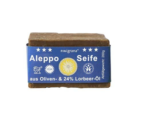 FINigrana® Alepposeife Olive &amp; 24% Lorbeeröl, 200 g