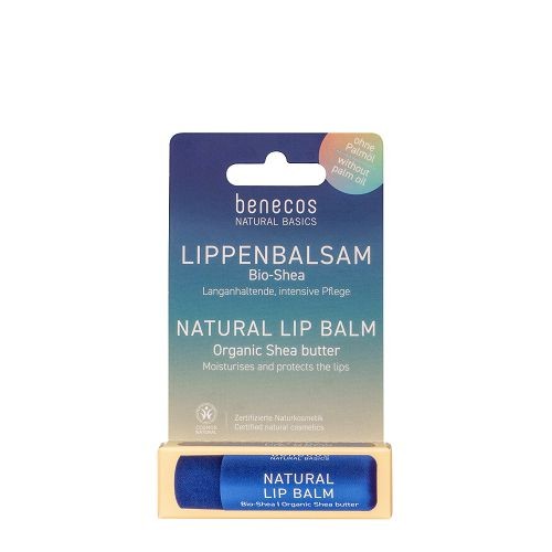 Benecos Natural Basics Lip Balm Bio-Shea, 4,5 g