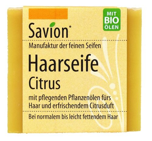 Savion Haarwaschseife Citrus, 85 g