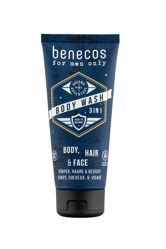 Benecos For Men Only Body Wash 3in1, 200 ml