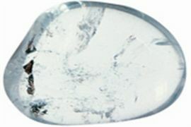 Bergkristall Trommelstein, Größe L, 1 St.