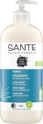 Sante Family Handseife Bio-Aloe Vera und Limone, 500 ml