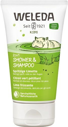 Weleda Kids 2in1 Shower &amp; Shampoo Spritzige Limette, 150 ml