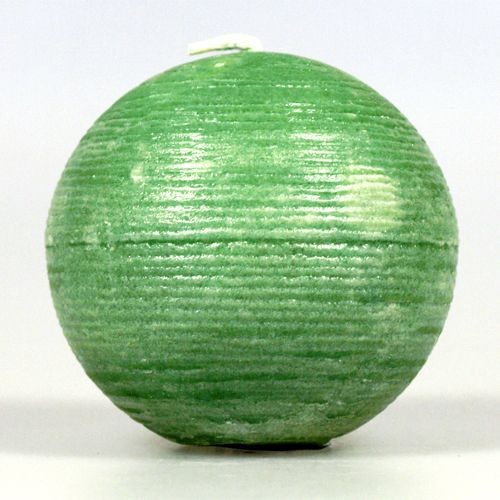 Kugelkristallkerze grün