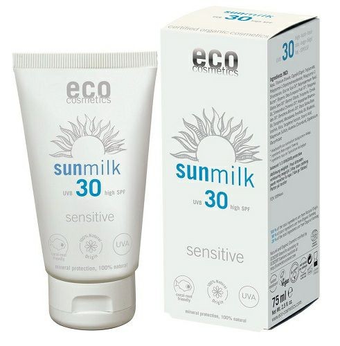 Eco cosmetics Sonnenmilch LSF 30 sensitive, 75 ml