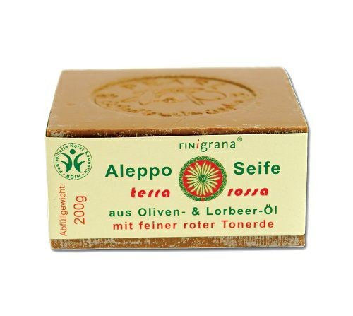 FINigrana® Alepposeife Terra Rossa, Peelingseife, 200 g