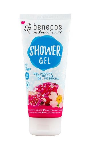 Benecos Natural Shower Gel Granatapfel &amp; Rose, 200 ml