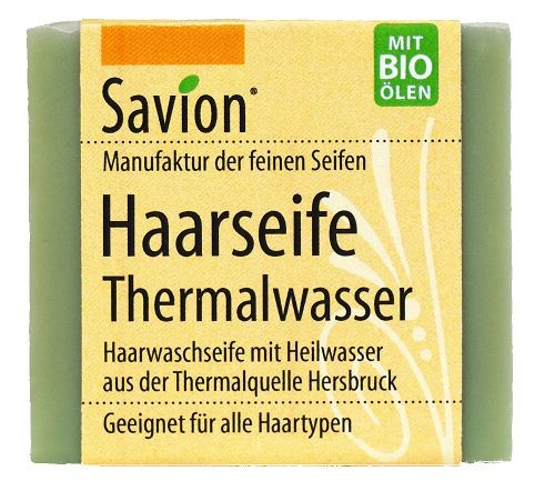 Savion Haarwaschseife Thermalwasser, 85 g