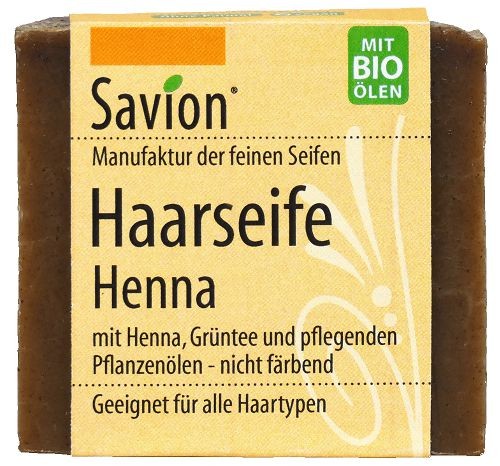 Savion Haarwaschseife Henna, 85 g
